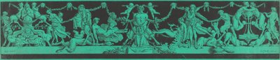 A Bacchanale with Egyptian and Classical Figures by Jean Philippe Guy le Gentil, Comte de Paroy, after Charles Monnet