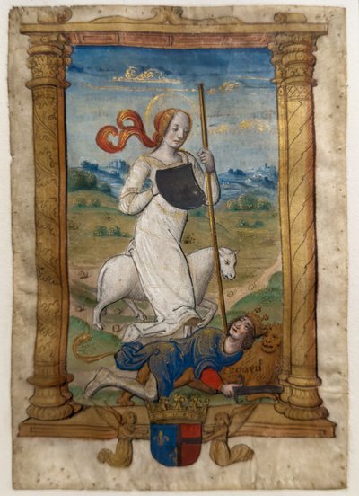 Humility and Pride. The Roundels of Virtues, after 1515 by Jean Pichore