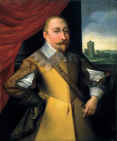 Portrait of Gustav II Adolph by Jean Pierre (1806 39) Decreuse