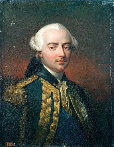 Portrait of Charles Henri, Count of Estaing by Jean Pierre Franque