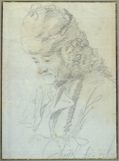 Voltaire in Old Age, 1769 by Jean Pierre Houel