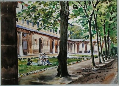 The Garden of the St. Maur Psychiatric Hospital by Jean Raoulx