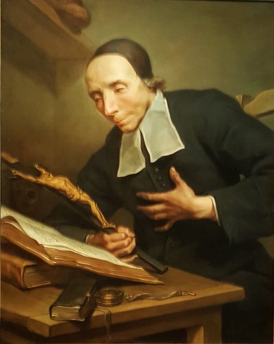 Abbot Tournus (1672-1733) in Prayer by Jean Restout