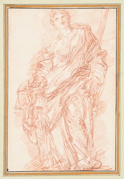 Allegory of Justice with Sword and Scales by Jean Robert Ango