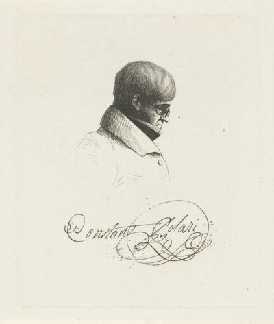 Portrait of Constant Polari by Jean Zacherie Mazel