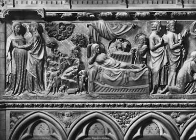 Cathedral, Interior, Choir Screen, Visitation, Annunciation to the Shepherds, Nativity by Jean and Jean Le Boutellier Ravy