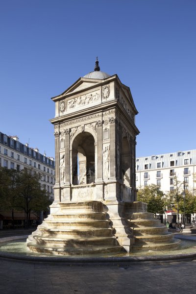 View of the Fontaine des Innocents by Jean and Lescot Pierre Goujon