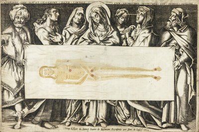 The Holy Shroud of Besançon, 1634 by Jean de Loisy
