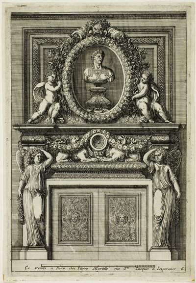 Chimneys in the Italian Manner by Jean le Pautre