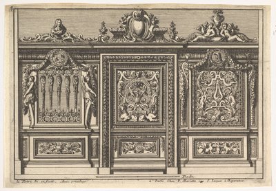 Design for a Choir Screen with Two Variants, from: Clôtures de chapelles by Jean le Pautre