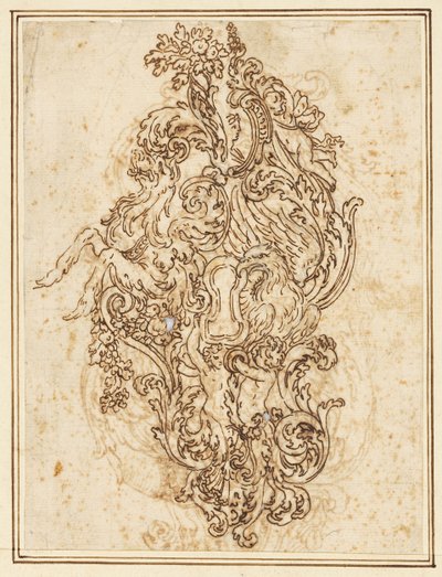 Design for a Door Handle with Alternative Suggestions by Jean le Pautre