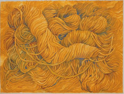 Wool Ochre Yellow, 2013 by Jeanne Maze