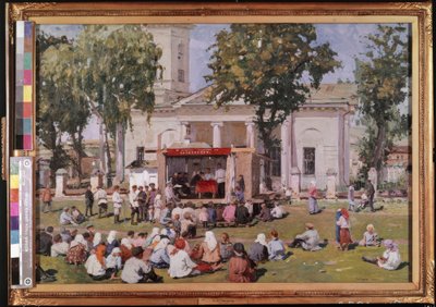 Day of Cooperation in the Village by Jefim Michailowitsch Tschepzow