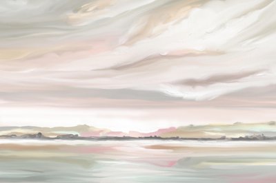 Serene Pastel Landscape by Jenna Alheit