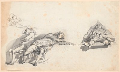A Scene on Mont Salève, Switzerland, After a Drinking Bout by Jens Juel