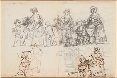 Various Drafts for a Scene from P.A. Heiberg