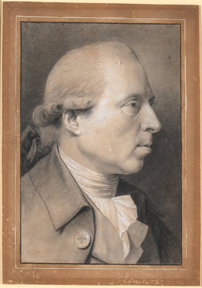 Portrait of the Sculptor, Professor Nikolaj Dajon by Jens Juel