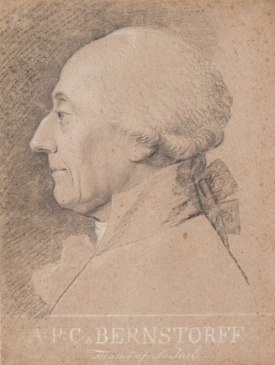 Portrait of Statesman A.P. Bernstorff by Jens Juel