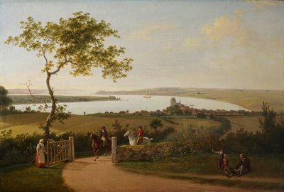 View of the Little Belt from a Hill near Middelfart by Jens Juel