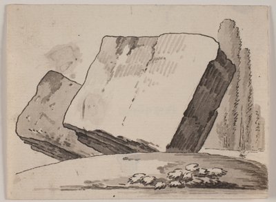 Ruins and Cypresses by Jens Petersen Lund