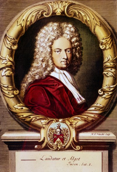 Portrait of Daniel Defoe by Jeremiah (after) Taverner
