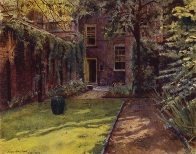 Carlyle House, View of Garden and House by Jessie MacGregor