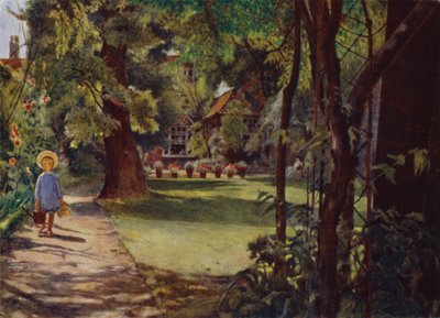 Kelmscott House, The Garden, Looking from the River by Jessie MacGregor