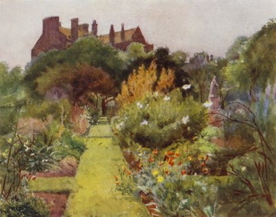 Physic Garden, Chelsea, View of Garden by Jessie MacGregor