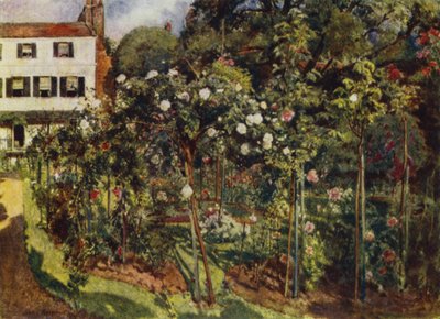 The Grove, Highgate, View of Garden and House by Jessie MacGregor