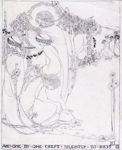 And One by One Crept Silently to Rest, c.1902-3 by Jessie Marion King
