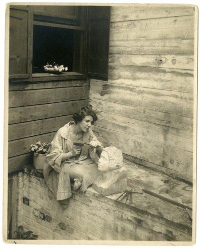 Edith Unger of the Mad Hatter Tea Room by Jessie Tarbox Beals