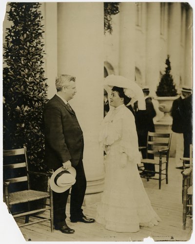 Mrs. Norman Mack, Gov. Odell, St. Louis Exposition 1903 by Jessie Tarbox Beals