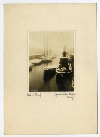 Old T Wharf by Jessie Tarbox Beals