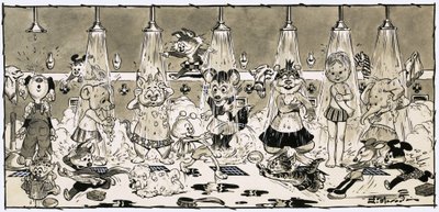 Animals Showering by Jesus Blasco