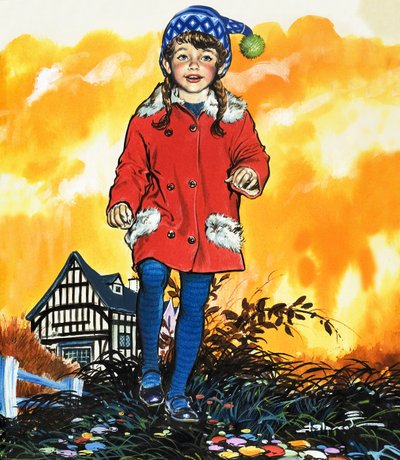 Girl in a Bobble Hat by Jesus Blasco