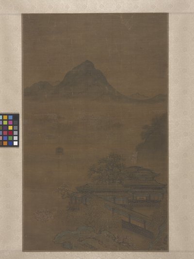 Palatial Pavilions In Spring Mists by Jiang Yuan