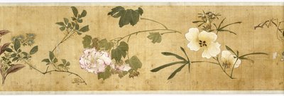 One Hundred Flowers, early 17th century (detail) by Jiayan Chen