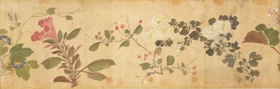 One Hundred Flowers, early 17th century (detail) by Jiayan Chen