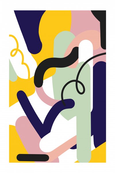Playful Abstract Design by Jilli Darling