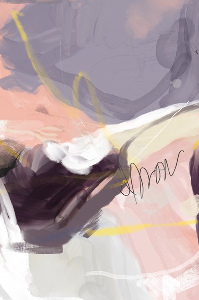 Soft Abstract Flow by Jilli Darling