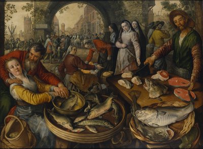 Fish Market with Ecce Homo by Joachim Beuckelaer