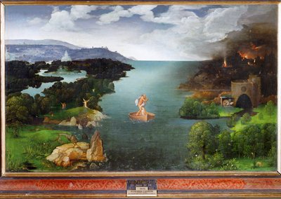 Landscape with Charon Crossing the Styx, c.1515-1524 by Joachim Patinir