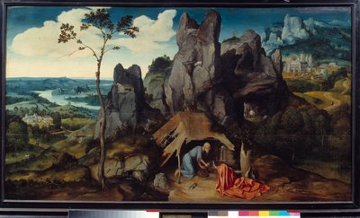 Saint Jerome in the Desert by Joachim Patinir