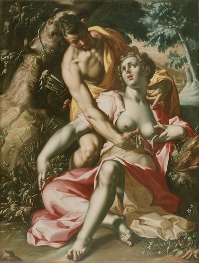 Cephalus and Procris (The Death of Procris), c.1595–1600 by Joachim Wtewael or Utewael or Wyewael