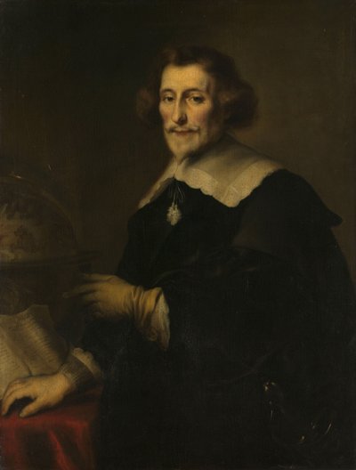 Portrait of Pieter Corneliszoon Hooft, Bailiff of Muiden, Historian and Poet by Joachim von Sandrart (I) (copy after)
