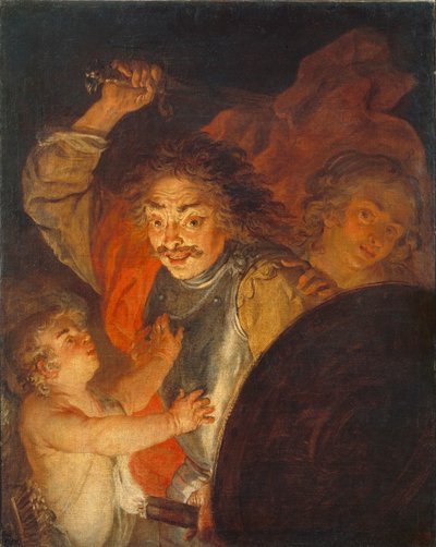 Mars, Venus and Cupid Allegory of Anger, c.1630 by Joachim von Sandrart
