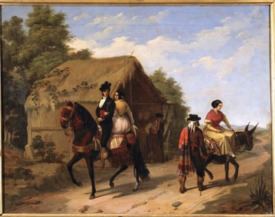 Andalusian Scene by Joachin Dominguez Becquer