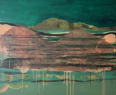Abstract Layered Hills by Joackim Schou Dahle