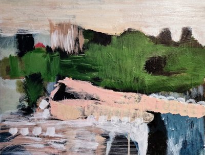 Serene Abstract Landscape by Joackim Schou Dahle