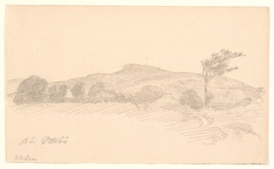Landscape with View Towards the Ridge Höråsen. Öströö by Joakim Frederik Skovgaard